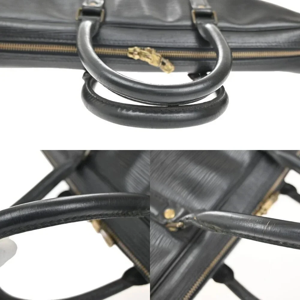 LOUIS VUITTON Porte Documents Voyage Briefcase Hand Bag Epi Black M54472 67EE792